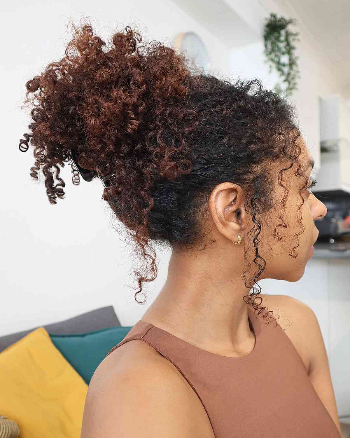 Cute Updo for Black Women