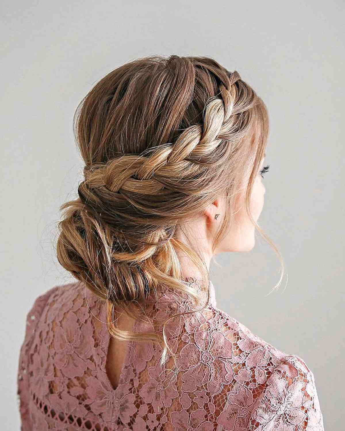 Easy Braided Updo for Long Hair