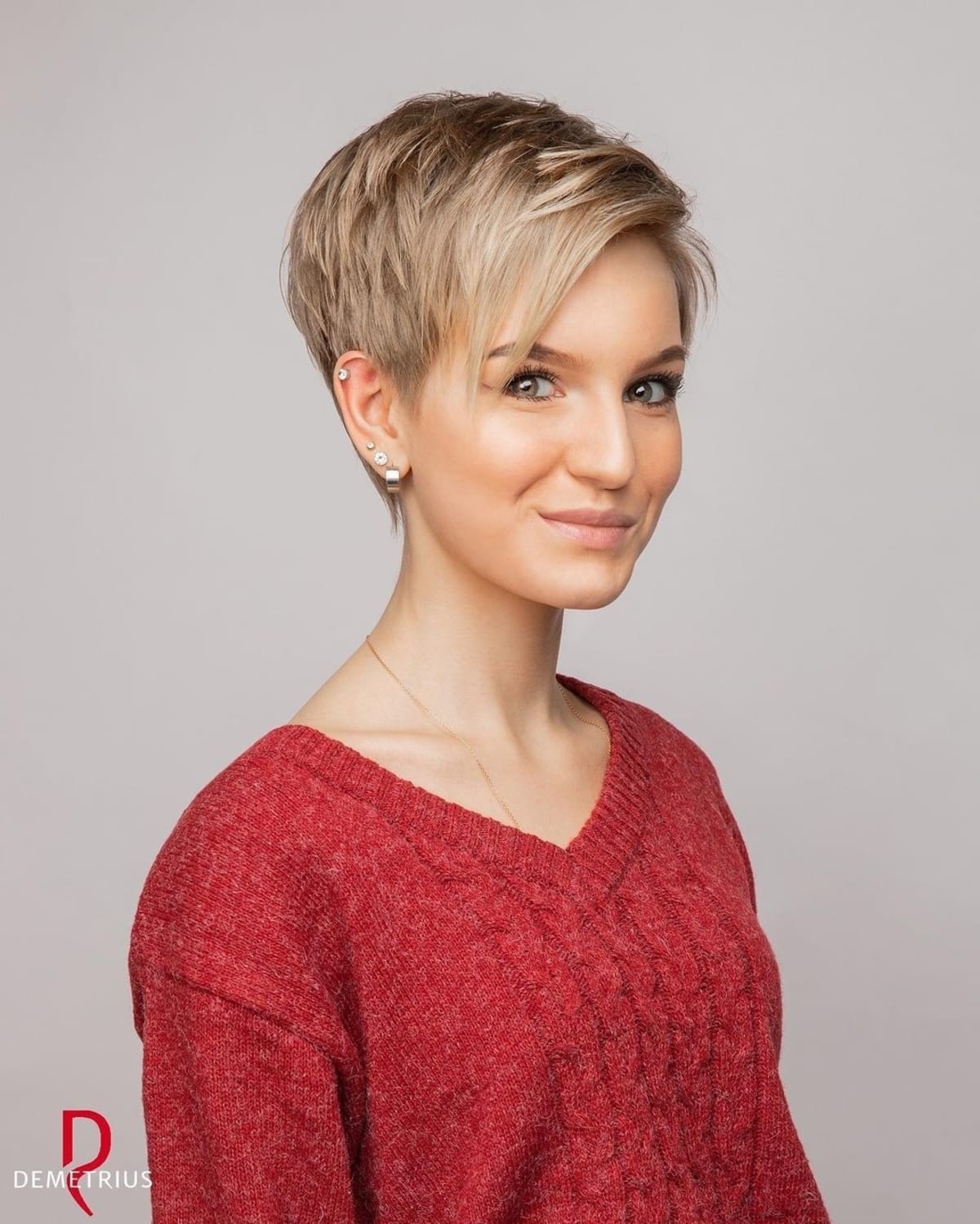 Feminine Short Pixie Cut