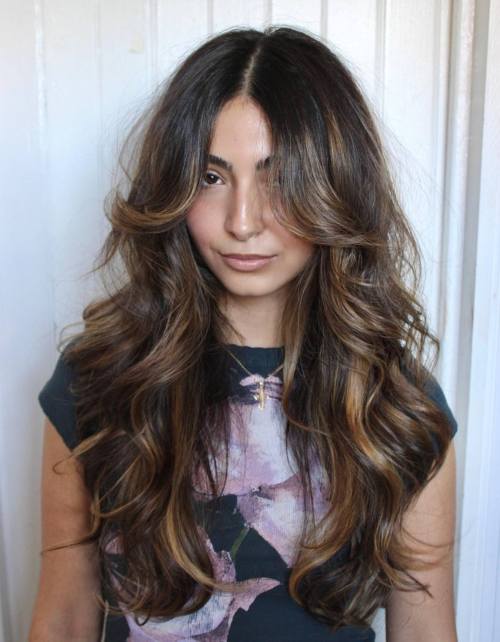 Piece y Bronze Highlights for Brunettes