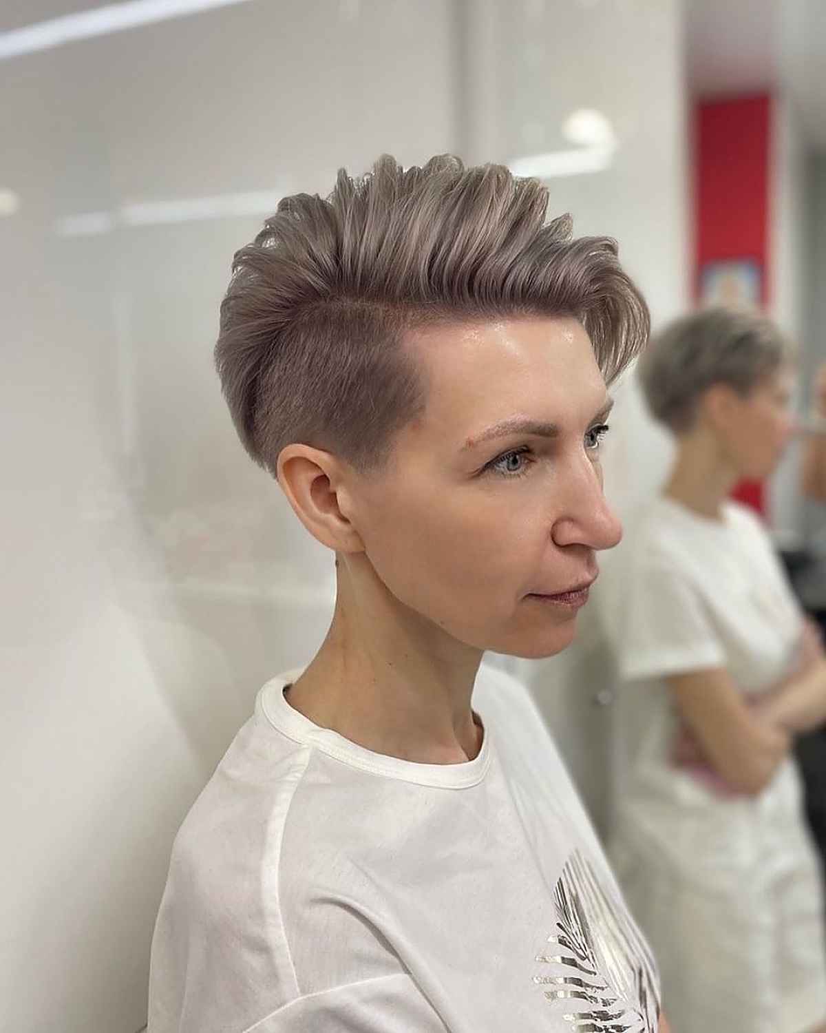 Modern Undercut Pixie for Women Over 40