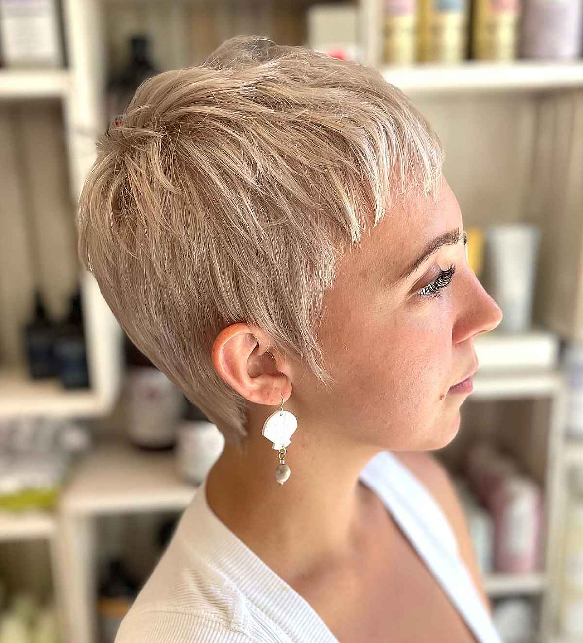 Short Pixie Shag Cut