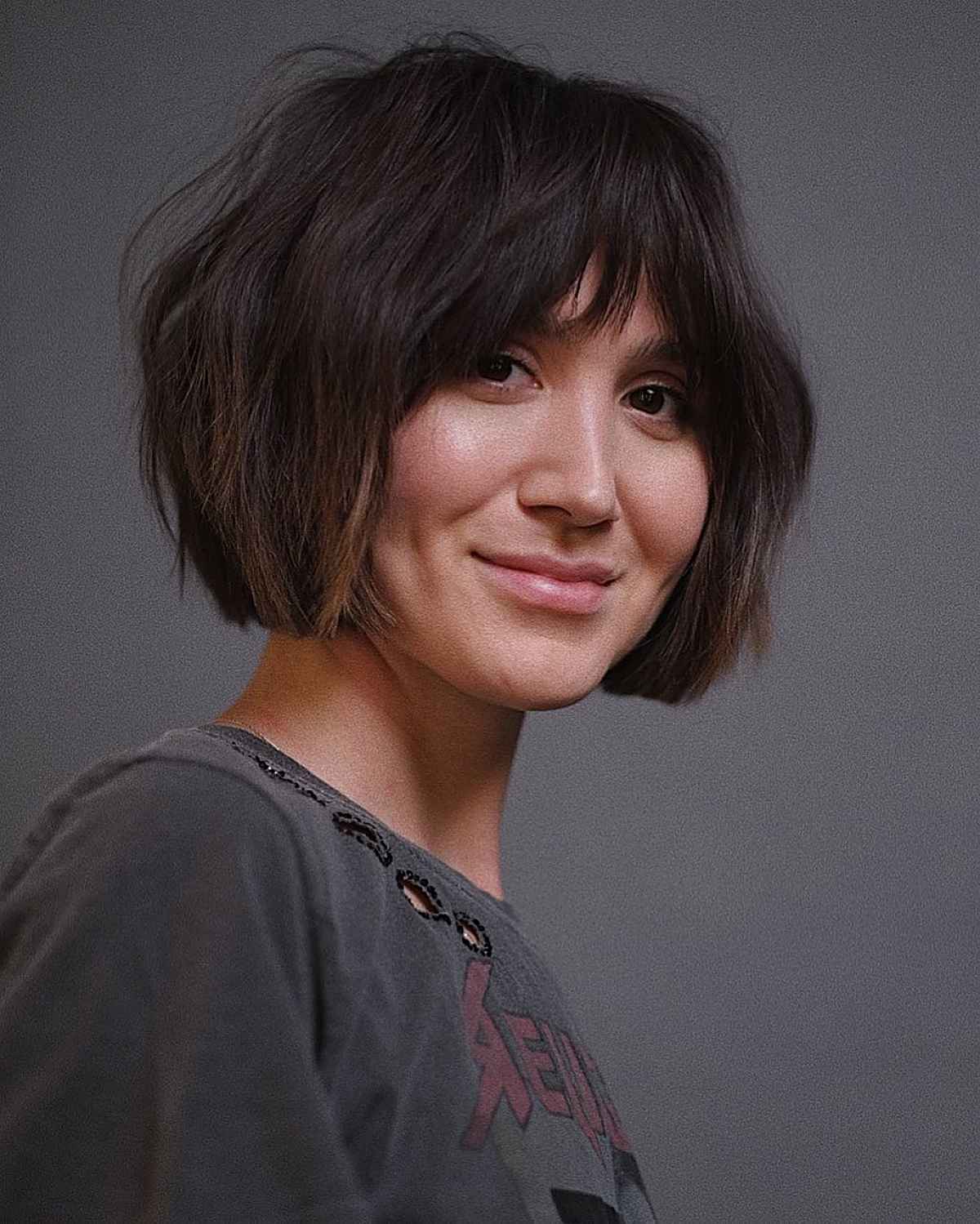 very short and choppy bob hairstyle