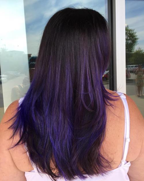 Dark Lavender Ombre