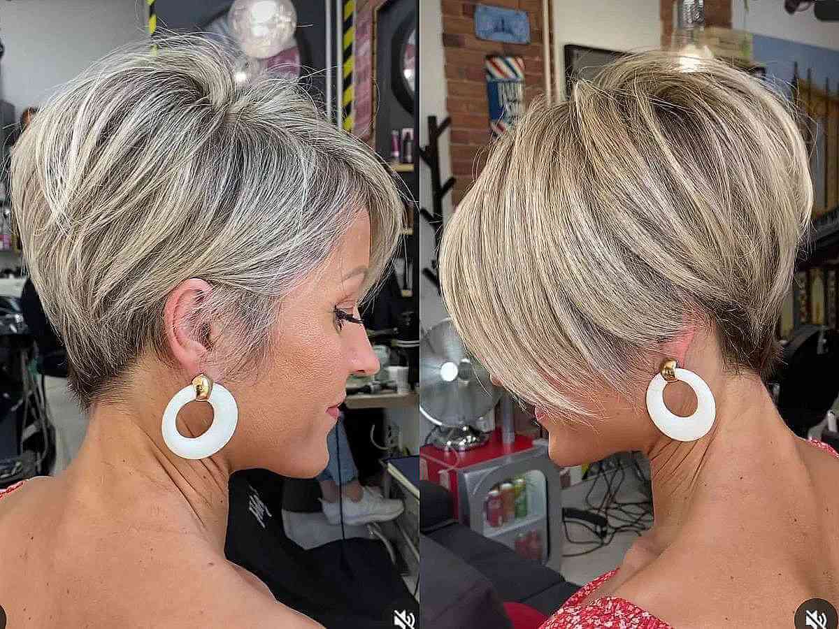 Asymmetrical Pixie Bob Haircuts