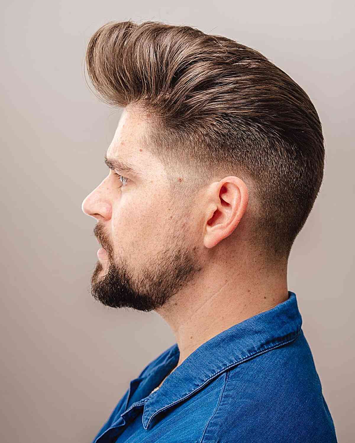 Razor Fade Pompadour