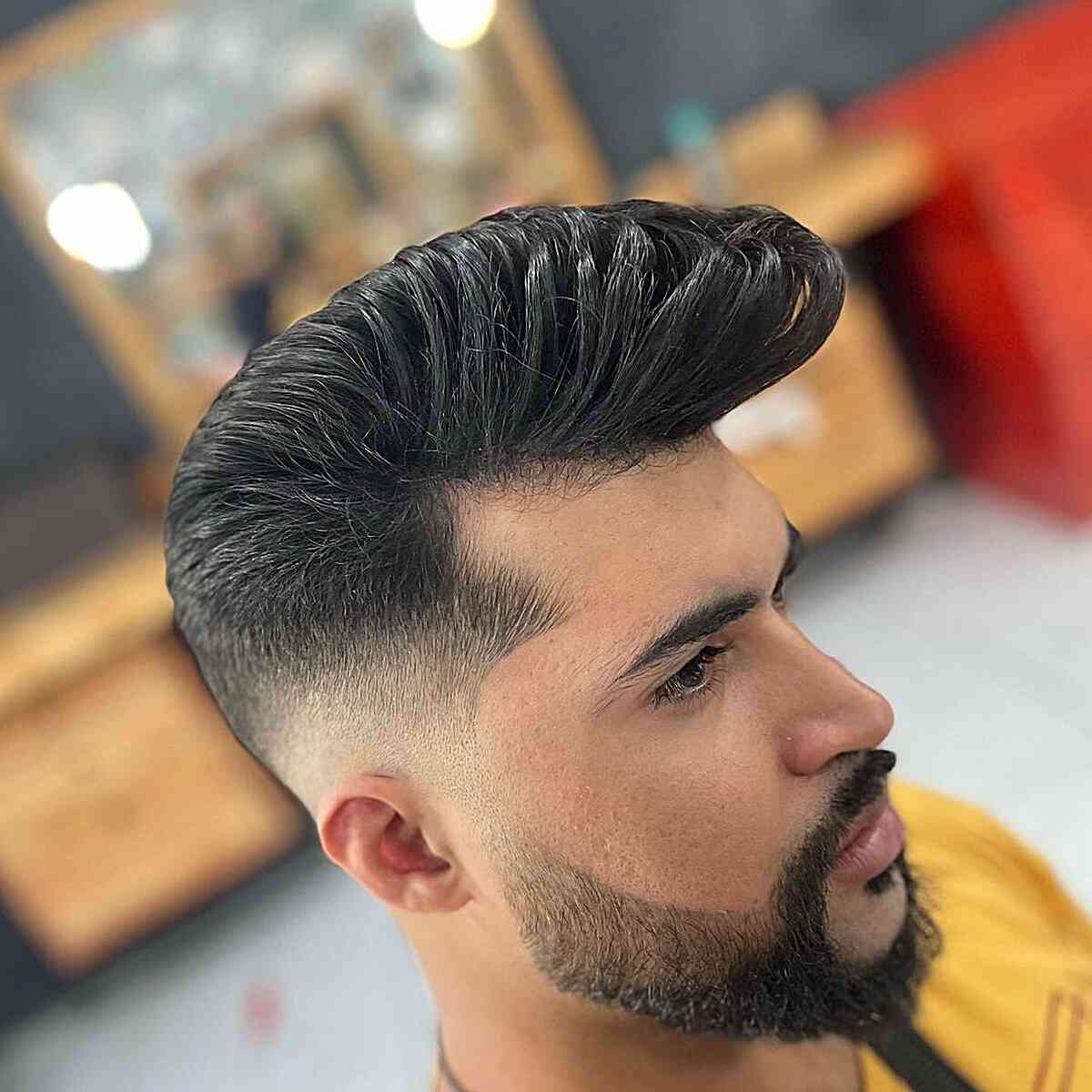 Skin Fade Pompadour