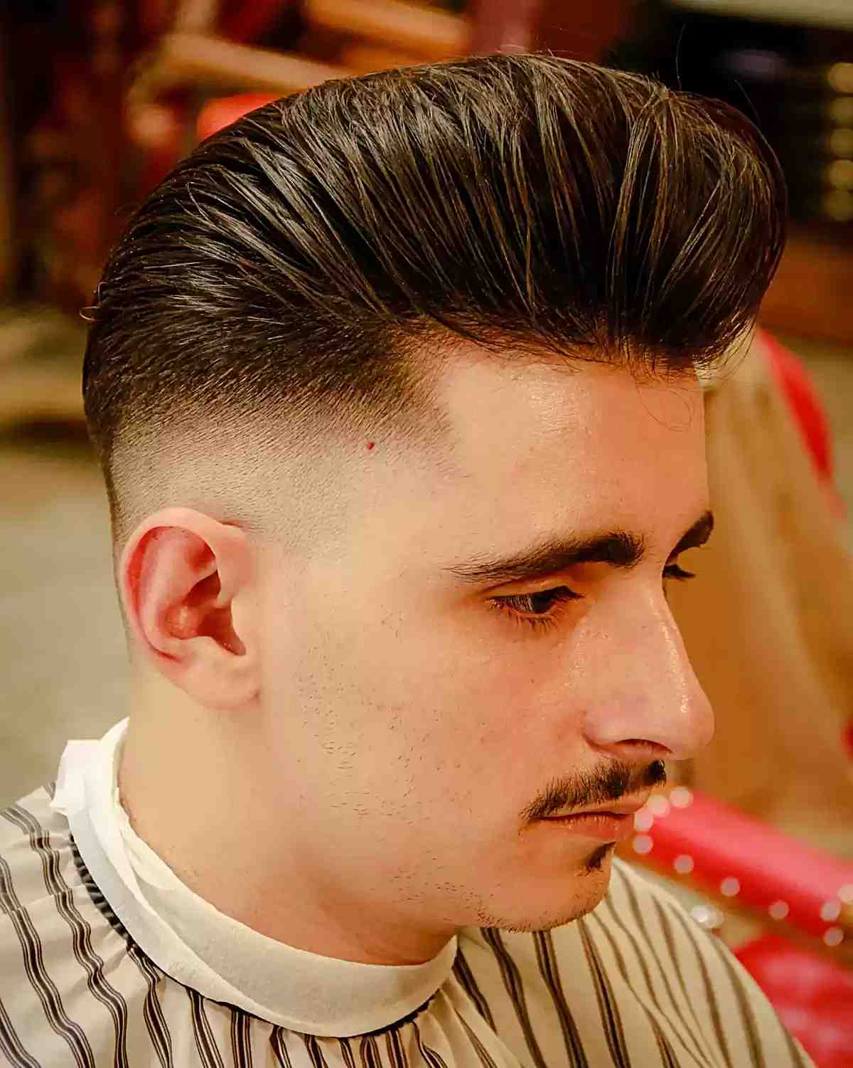 High Fade Pompadour