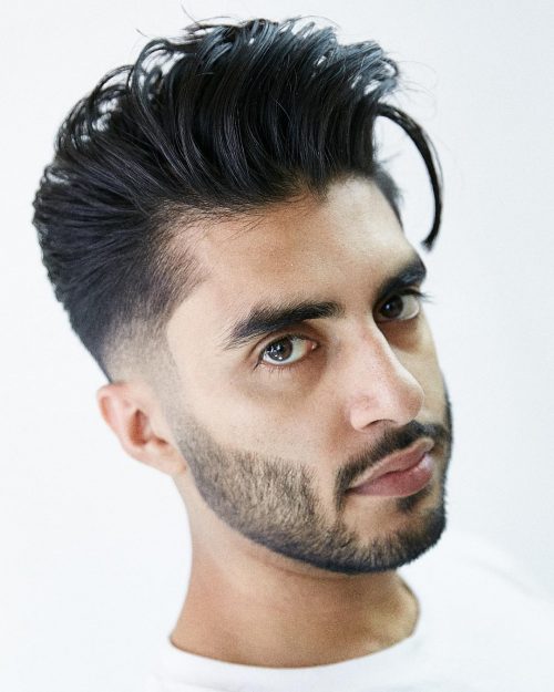 Long Pompadour Fade