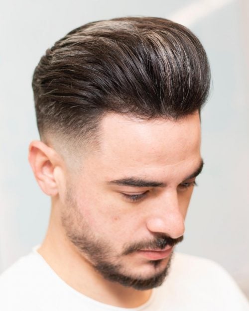 Modern Pompadour Undercut Fade