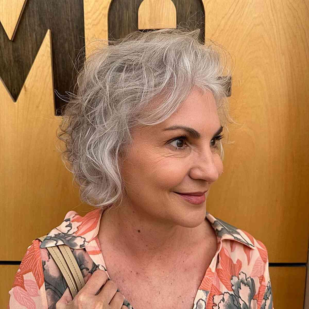 Wash-and-Wear Layered Bob Hairstyle for Ladies in their 50s