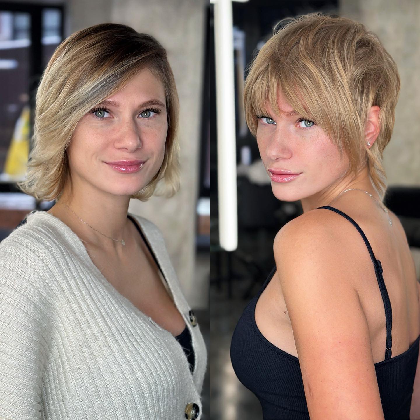 Short Bob to Long Pixie Makeover