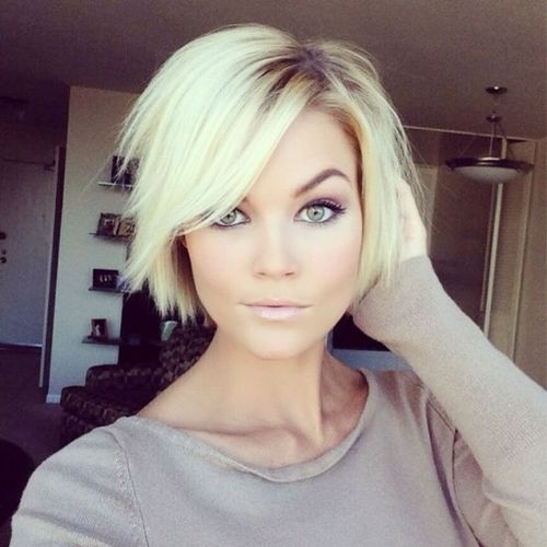 Short Edgy A-Line Bob Haircut