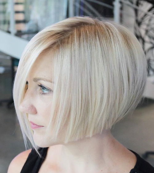 Chin-Length Blonde Bob