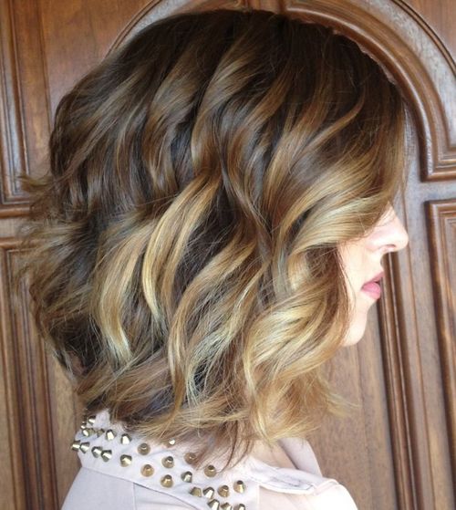 Curly Style with Ombre Coloring