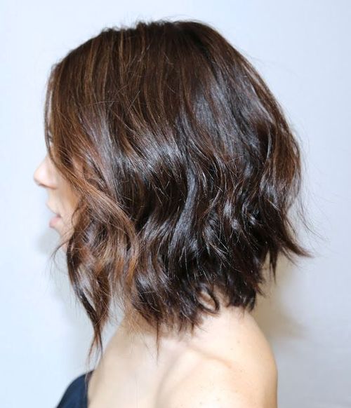 Loose Messy Waves In A-line Bob