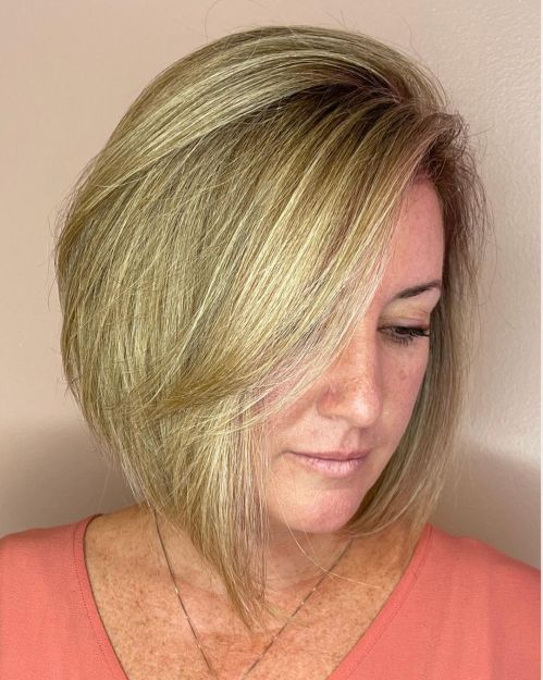 Wispy A Line Bob With Root Lift