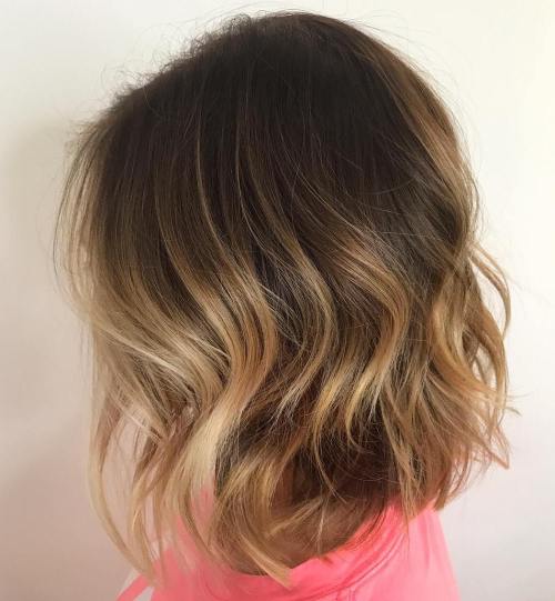 Layered Lob For Fine Hair