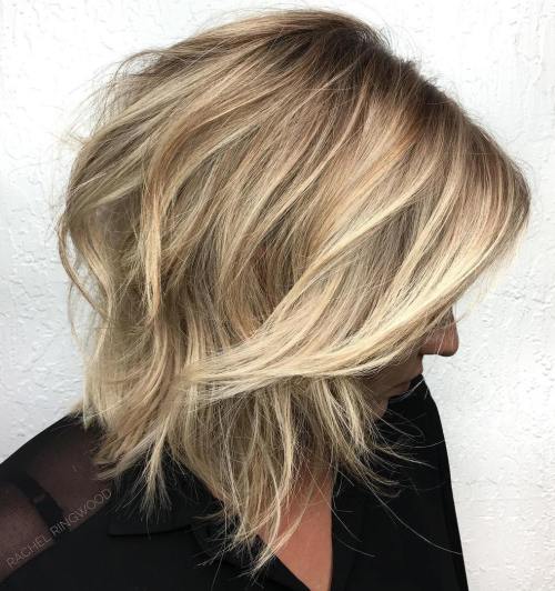 Bronde Layered Bob