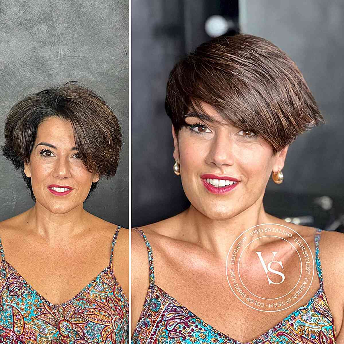 Asymmetric Lixie Cut for Thick Hair