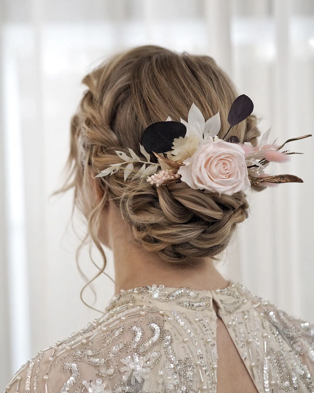 Flower-Basket Braided Updo