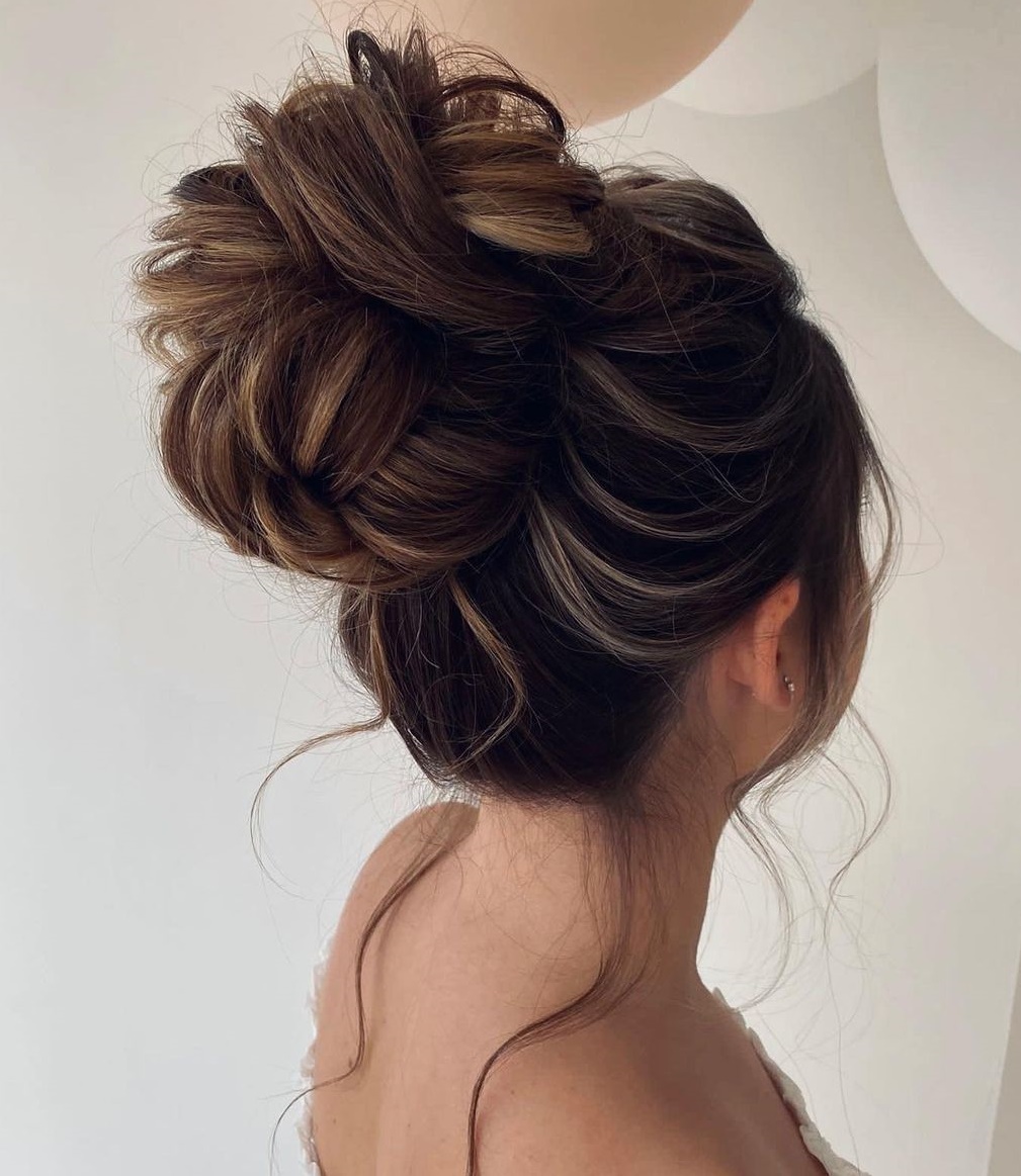 Wedding Bun with Extra Volume