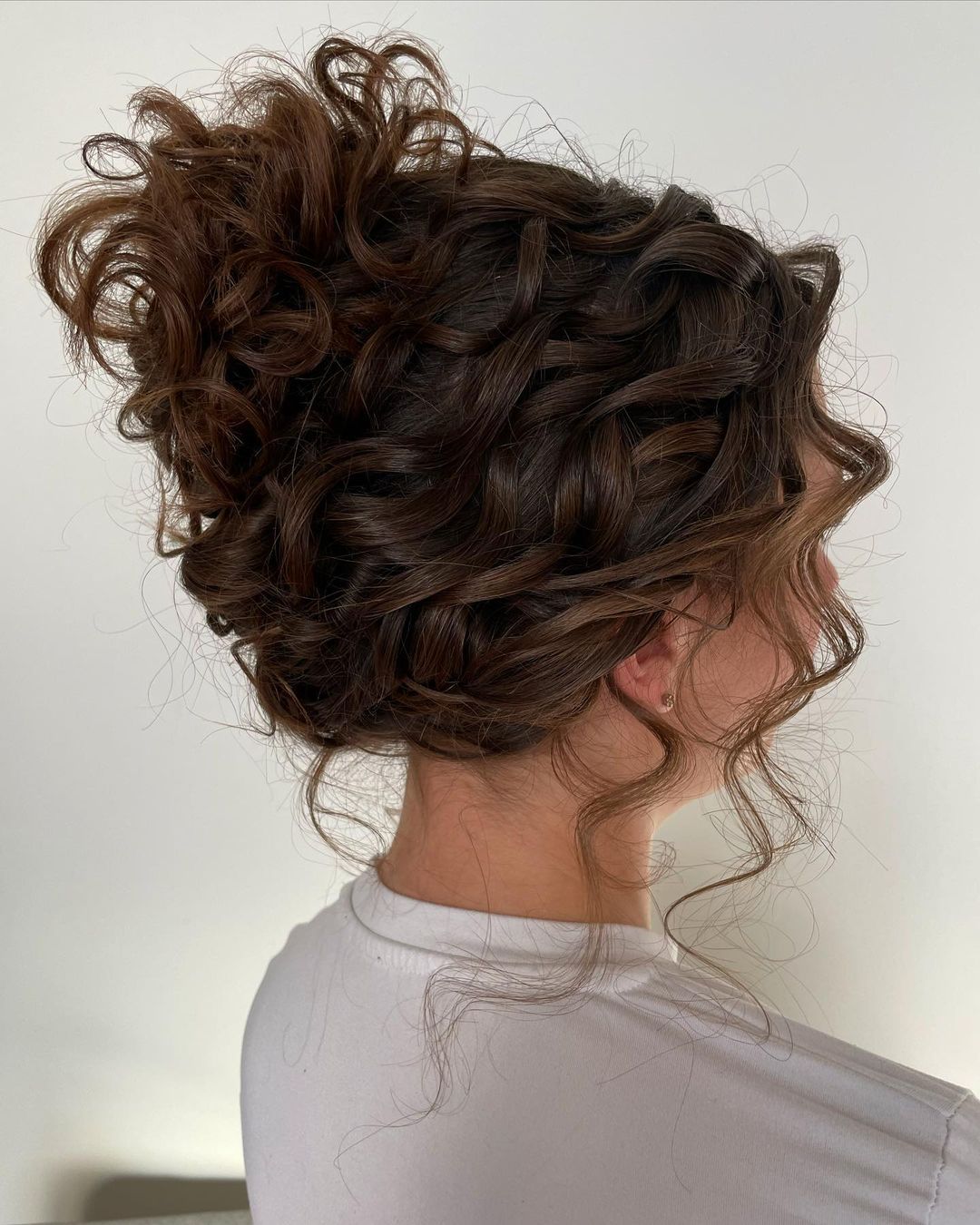 Carefree Natural Curly Hair Updo