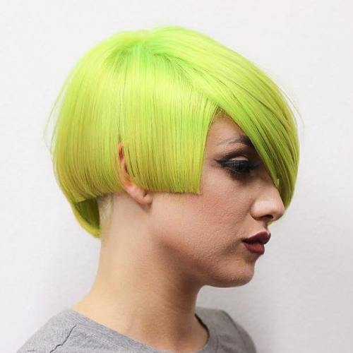 Blunt Asymmetrical Bob Haircut