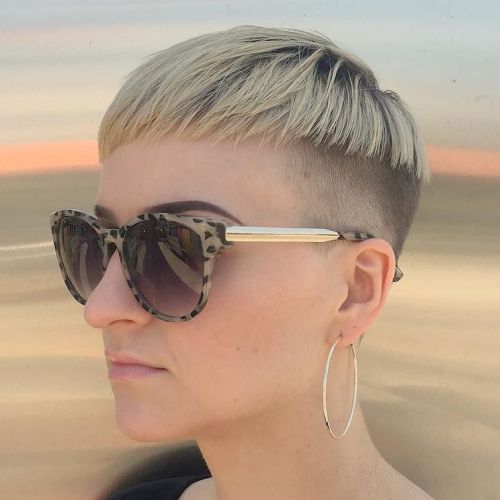 Extra Short Blonde Bowl Cut