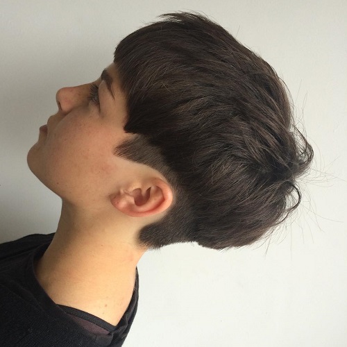 Textured Bowl Cut With Undercut