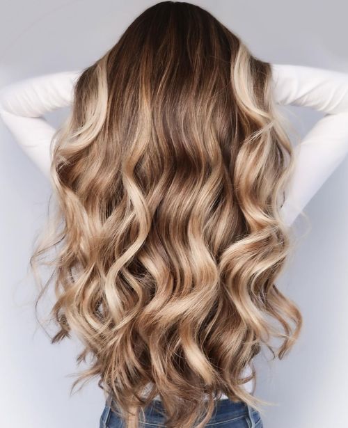 Light Brown Hair with Highlights