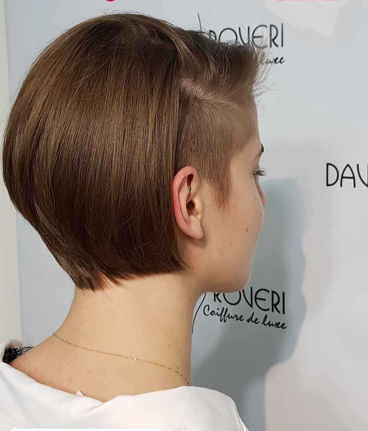 Disconnected Pixie Bob Undercut with a Deep Side-part