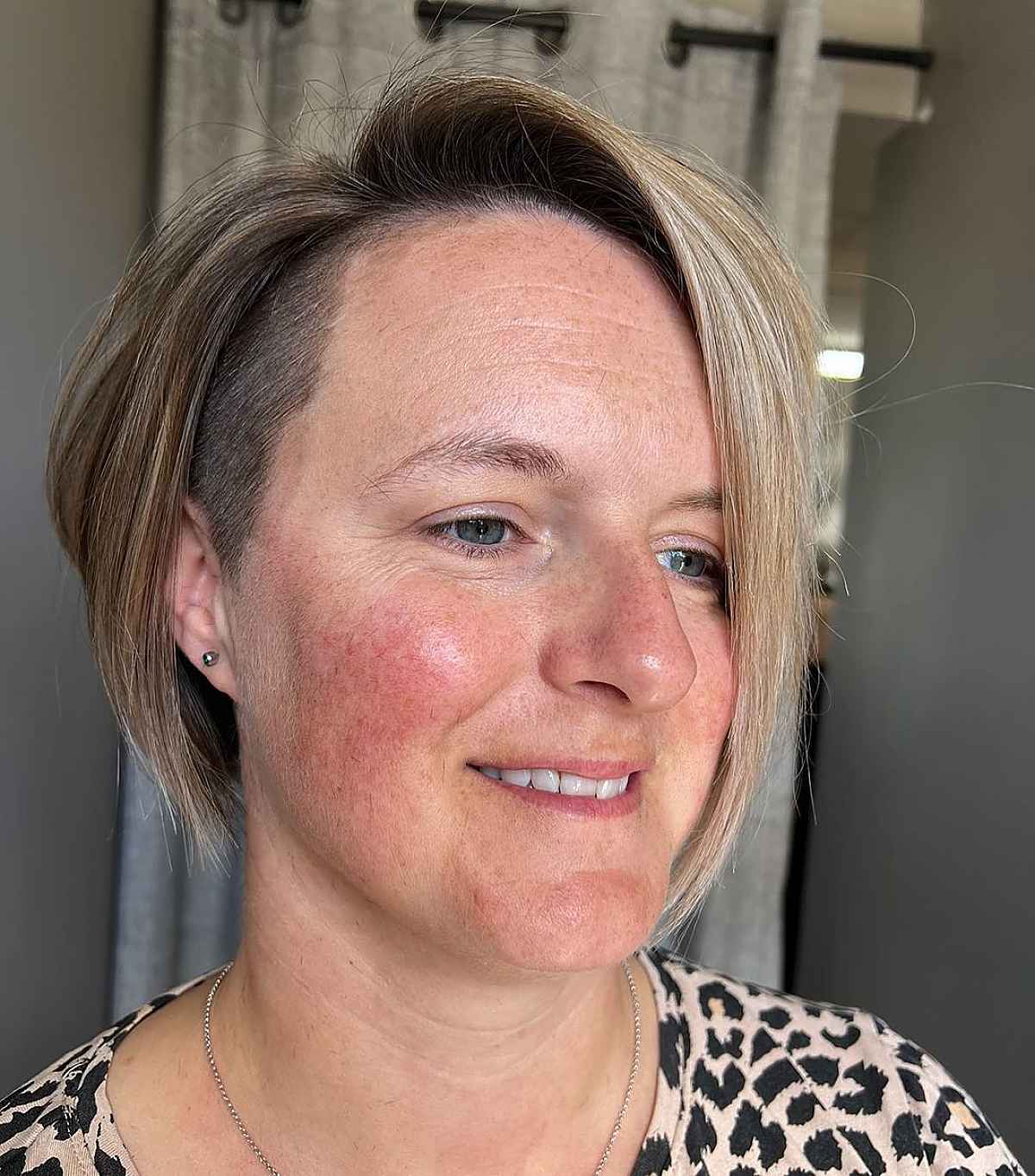 Subtle Pixie Bob Undercut for Women over 40