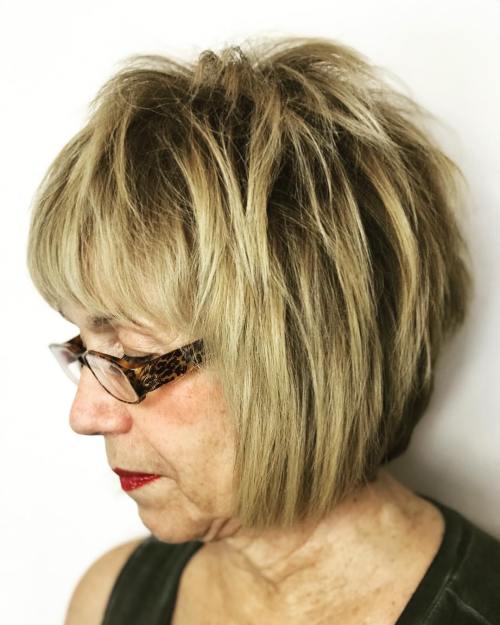 Short Bob For Women Over 60