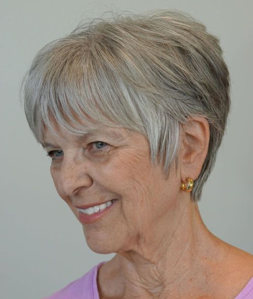 Short Pixie Haircut For Women Over 60