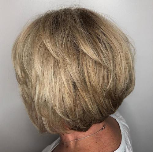 Layered Bronde Bob