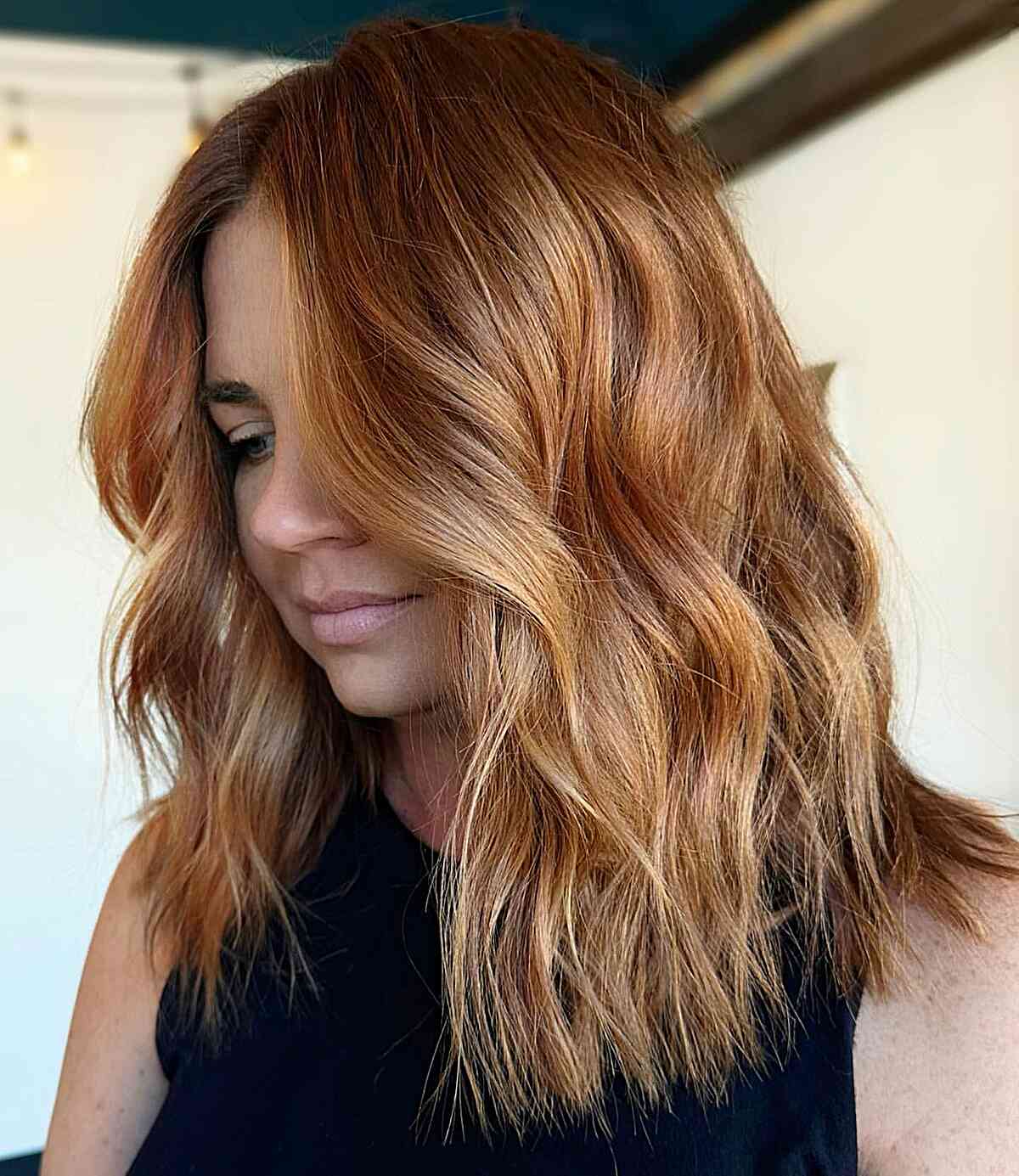 Gorgeous Copper Honey Brown Hue