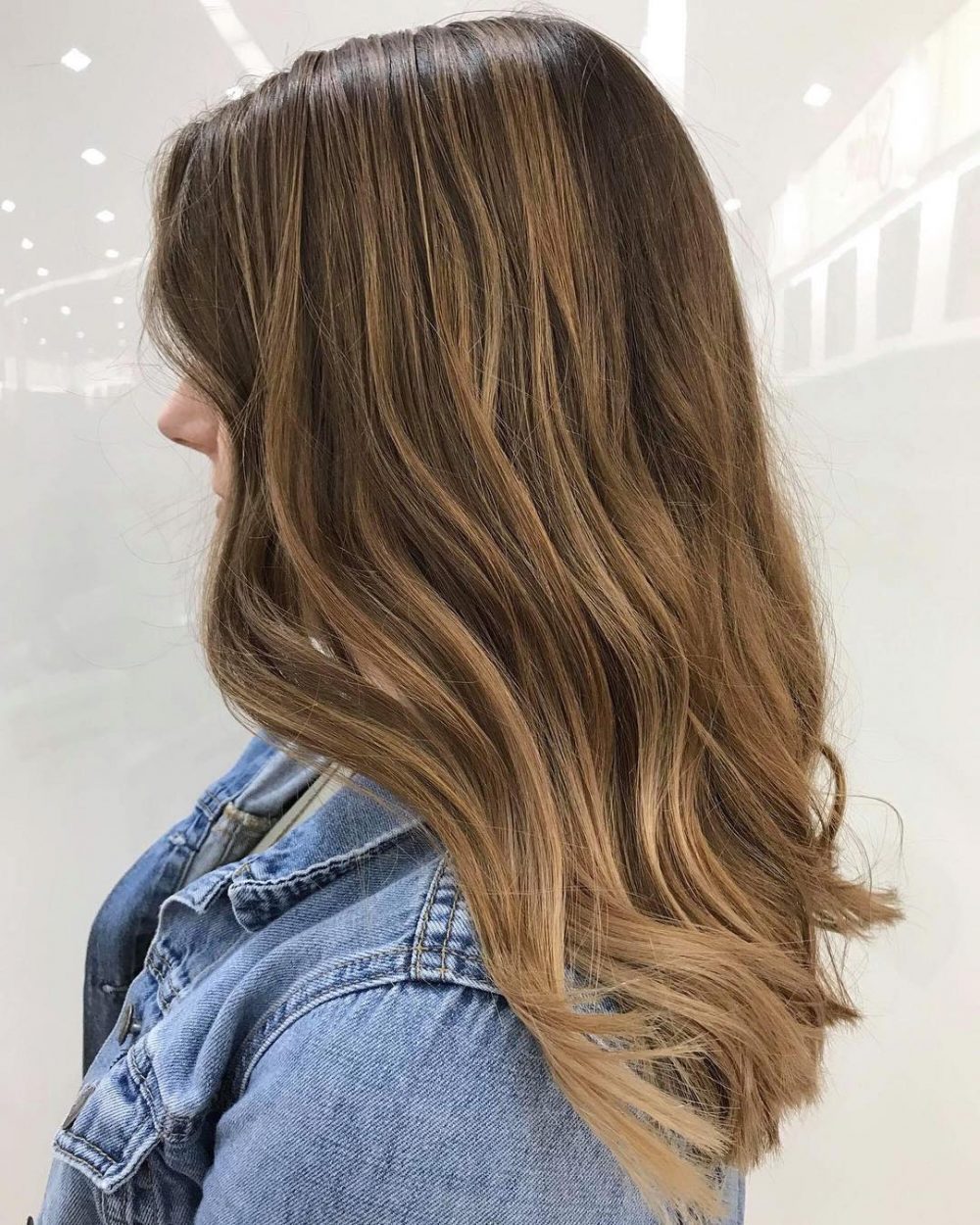 Balayage Honey Brown Hair