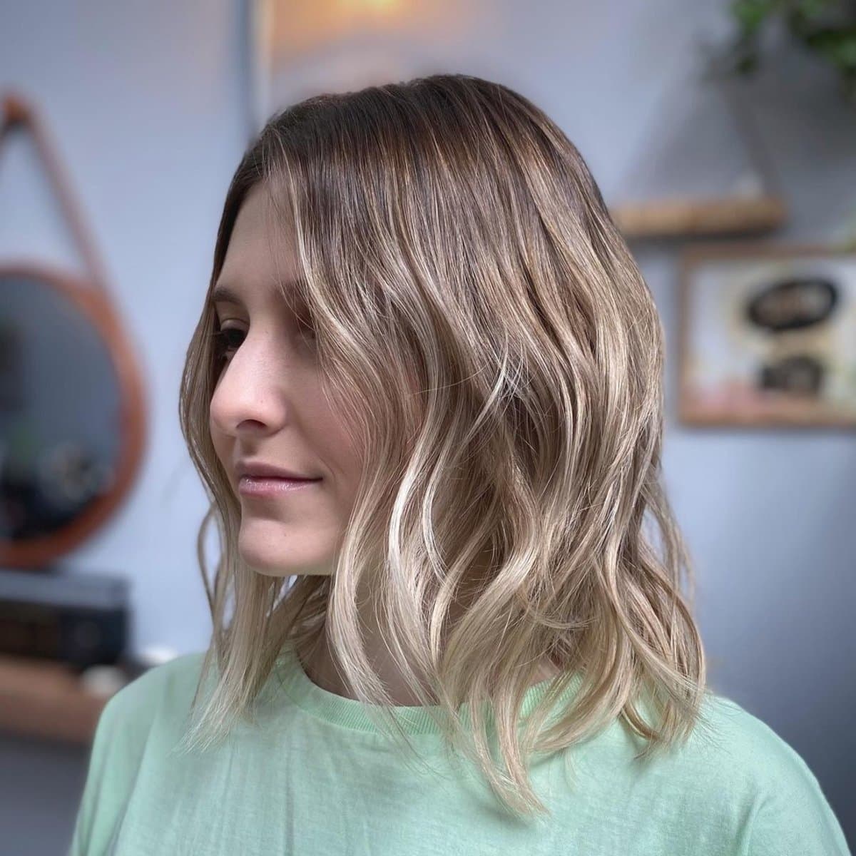 Long Shaggy Bob for Fine Hair