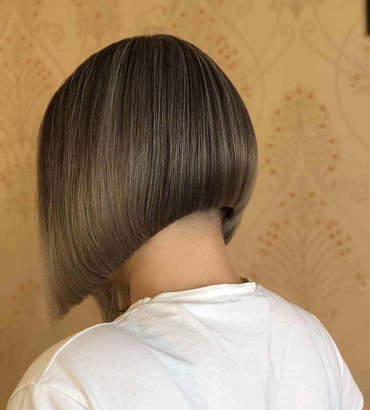 Edgy short blunt Bob with an Undercut