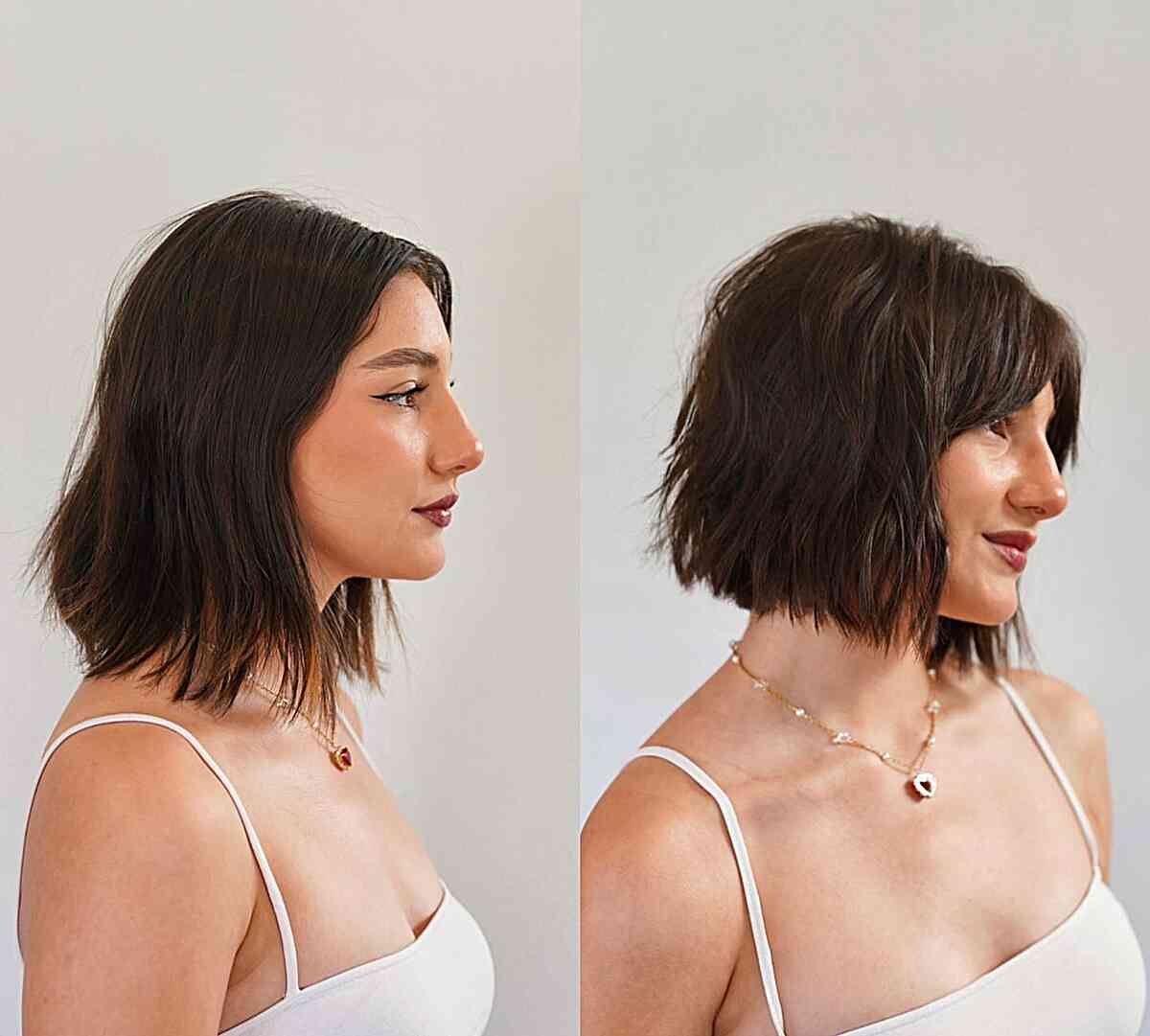 Short Soft Blunt Bob Makeover