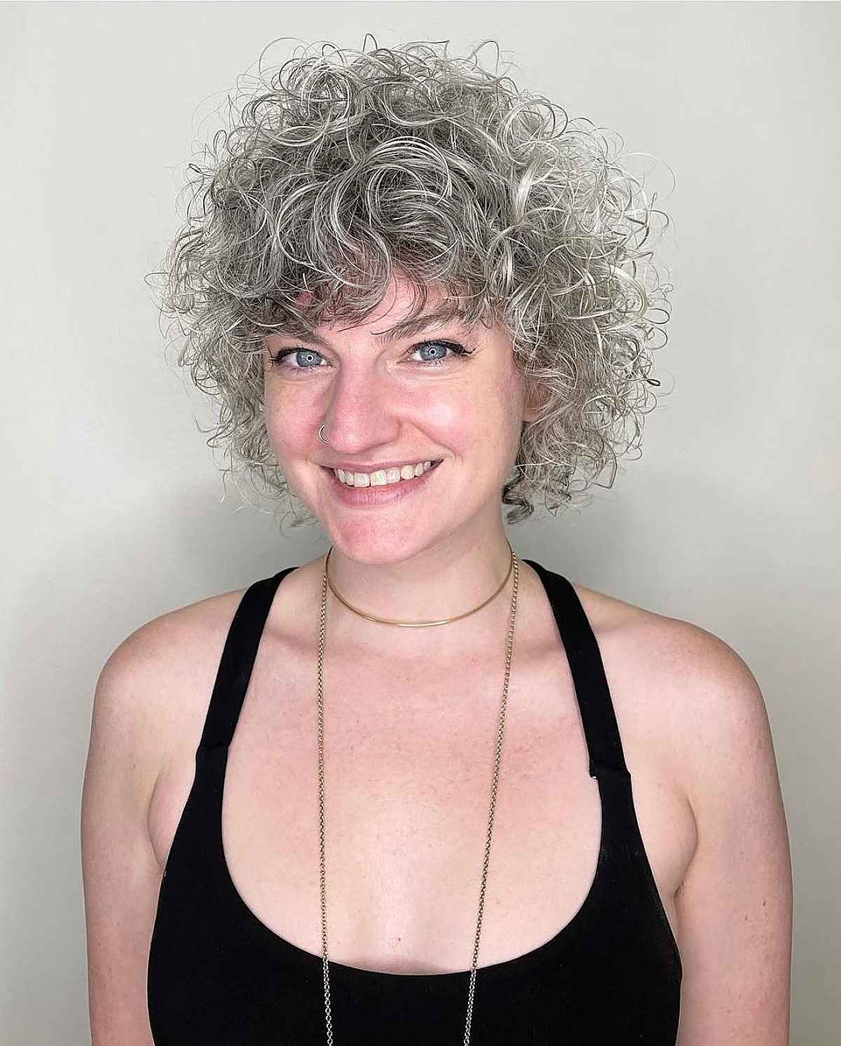 Curly Shaggy Bob