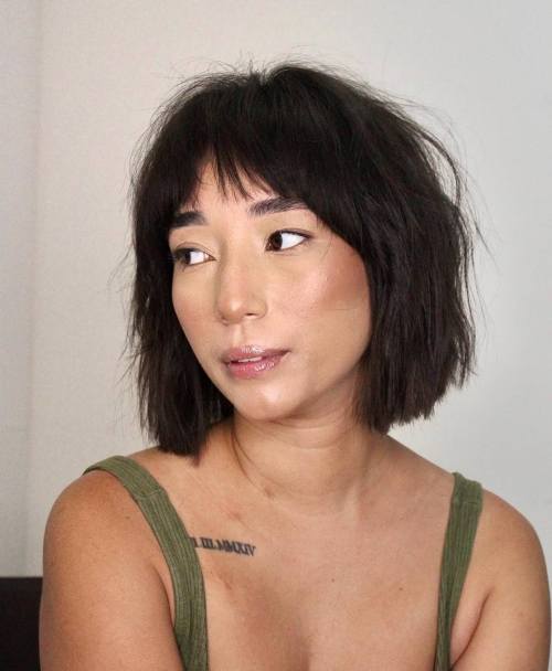 Modern Asian Crisp Bob Shag