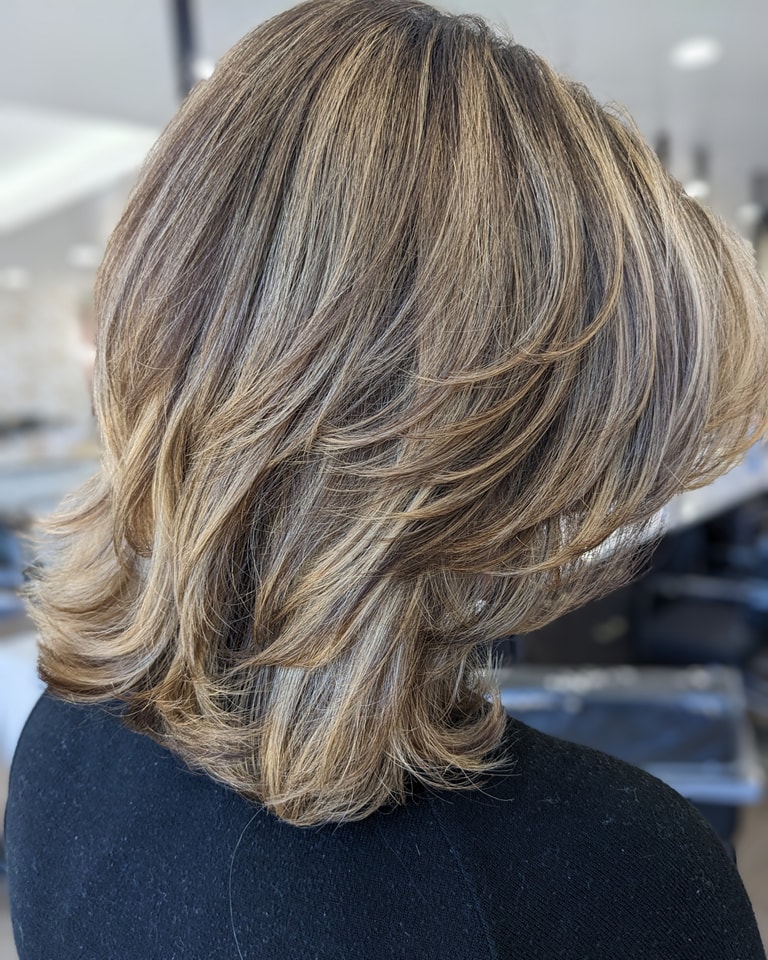 Multi Layered Feathered Bob