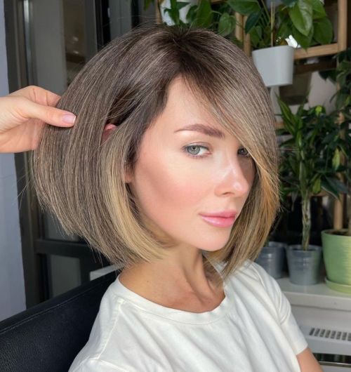 Voluminous Rounded Long Bob