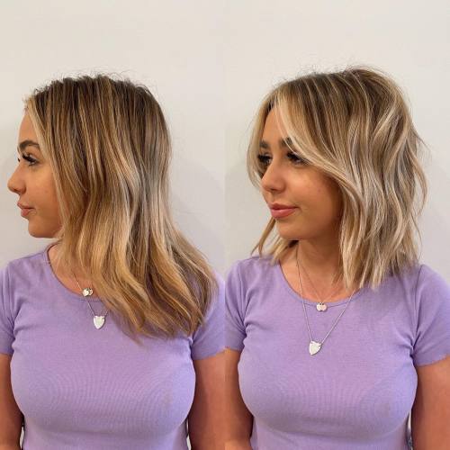 Choppy Iced Bronde Lob Update