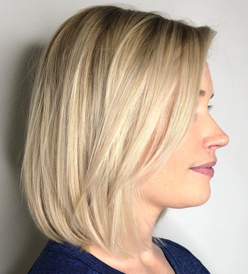 Long Bob For Thinning Hair