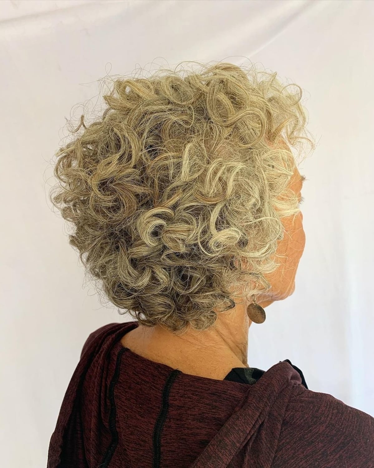 Long pixie cut for older women