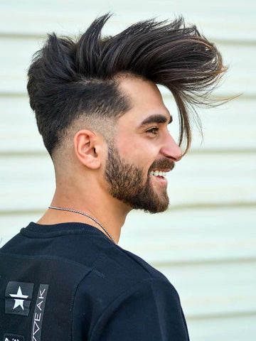 Long Hair Low Fade Haircut