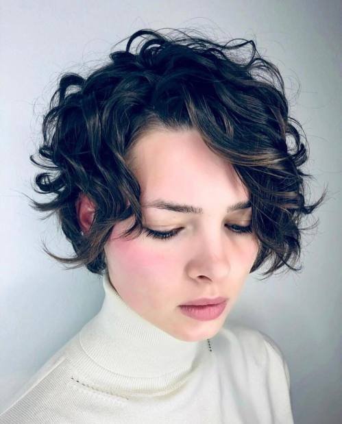 Short Bob For Curly Hair